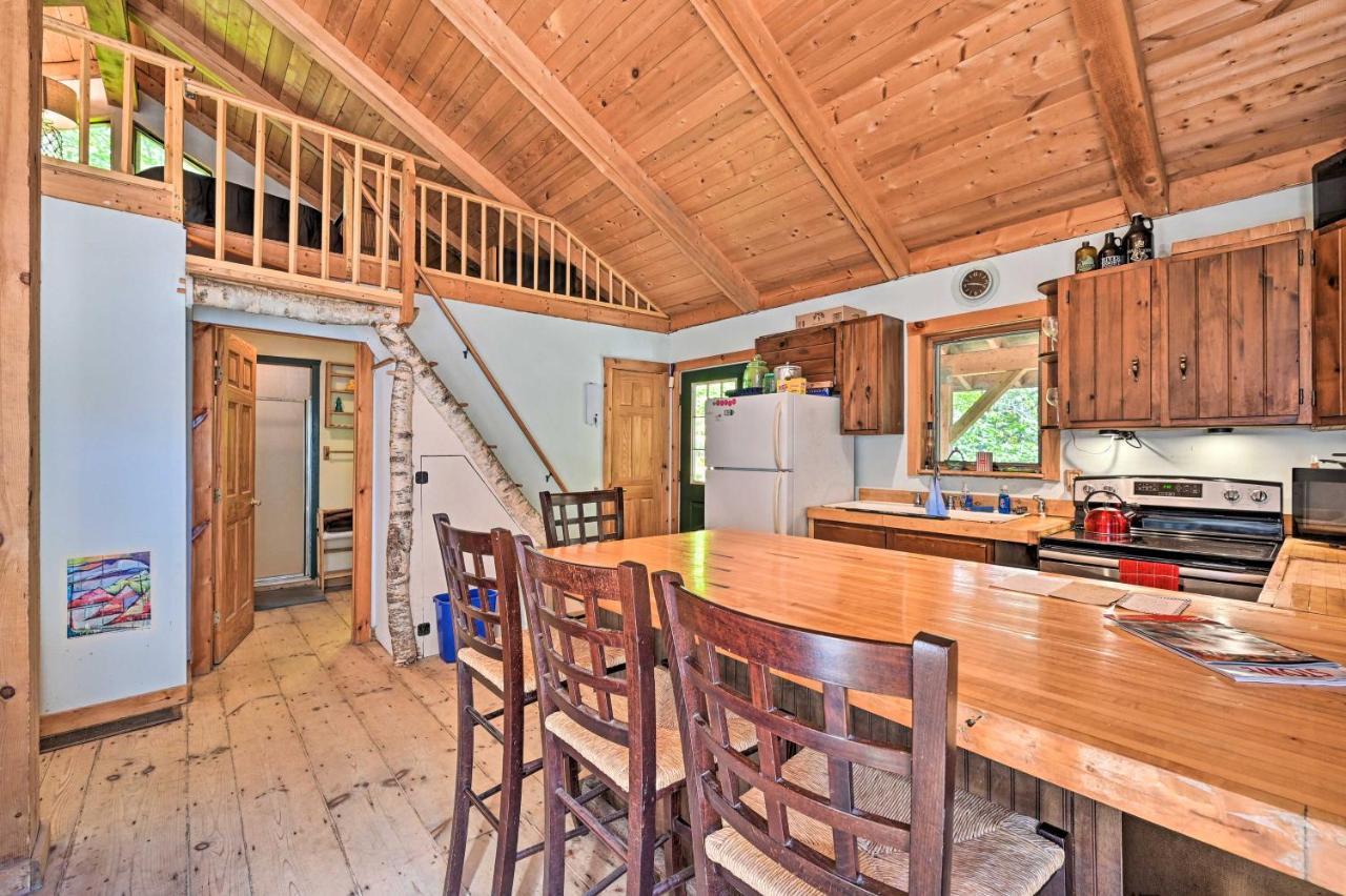 Remote Cabin With Fire Pit 3 Miles To Stowe Mtn! Dış mekan fotoğraf